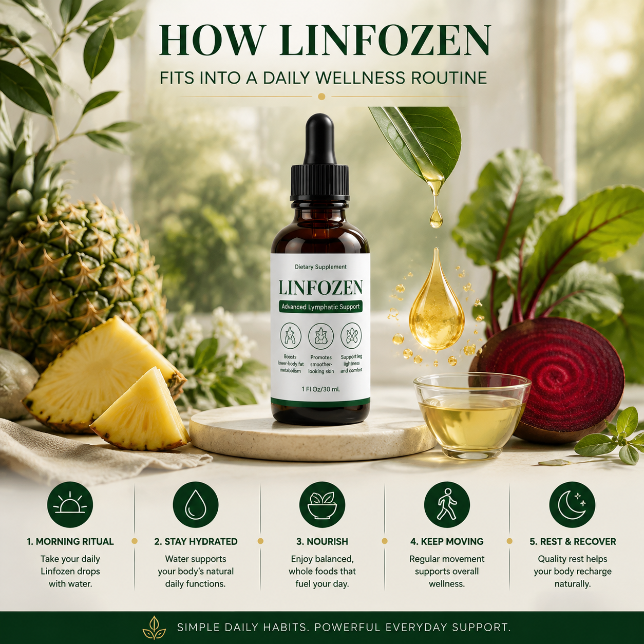 How Linfozen can fit into a daily wellness routine